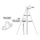 ITM001 - NYLON MOUNT FOR THE MAST WITH ADJUSTABLE ANGLE